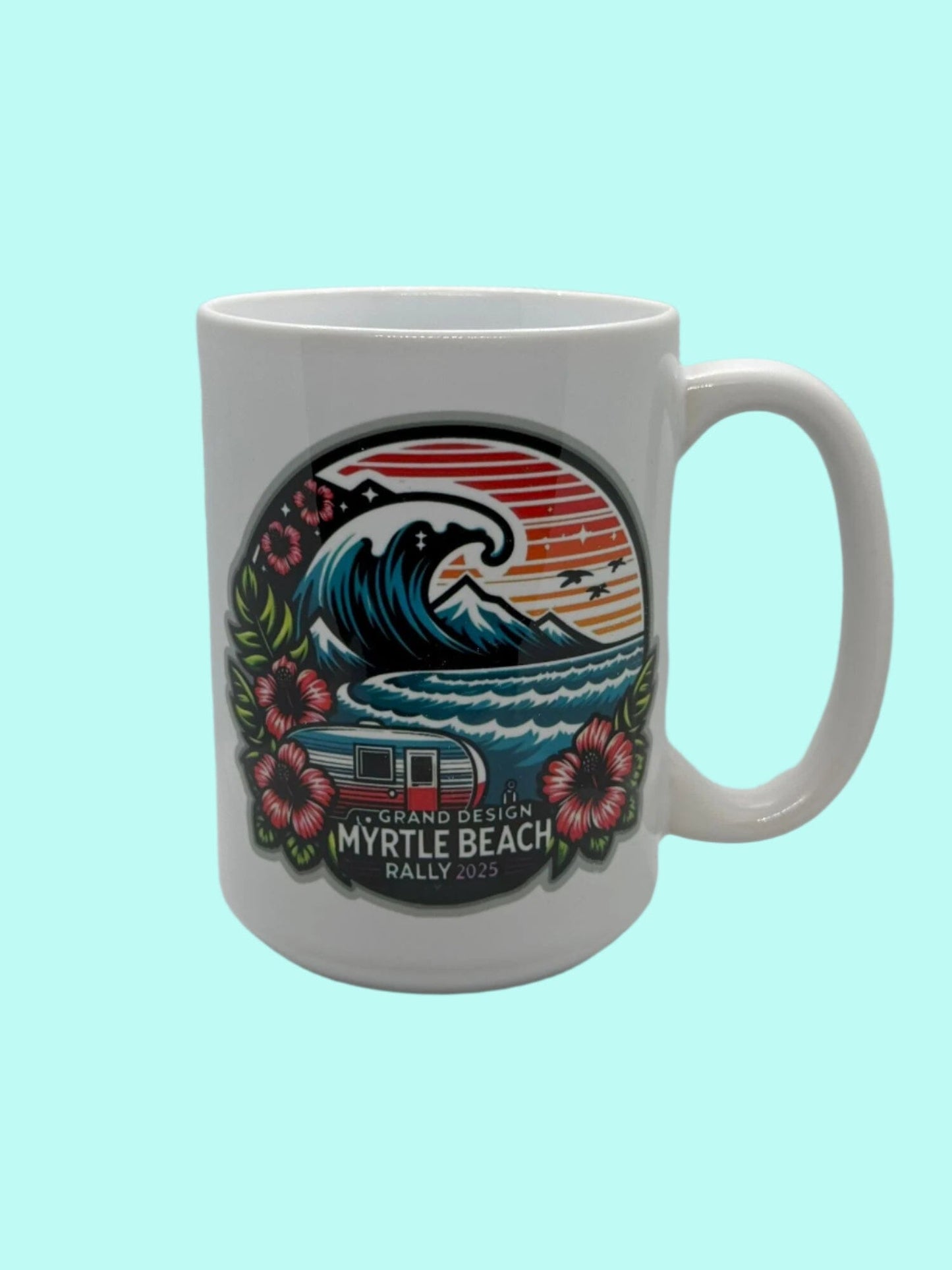 15 oz Coffee Cups Limited Edition 2025 MB GD Lovey Makes It 2025 GD Rally Logo