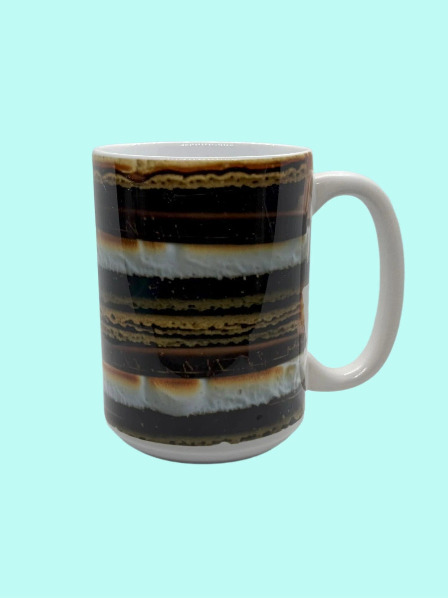 15 oz Custom Coffee Cups Lovey Makes It Smores