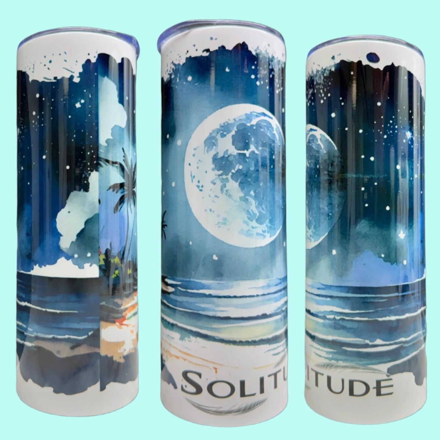 20 oz Skinny Tumbler Grand Design Solitude Lovey Makes It Solitude Special Design No Name Horizontal <- ->