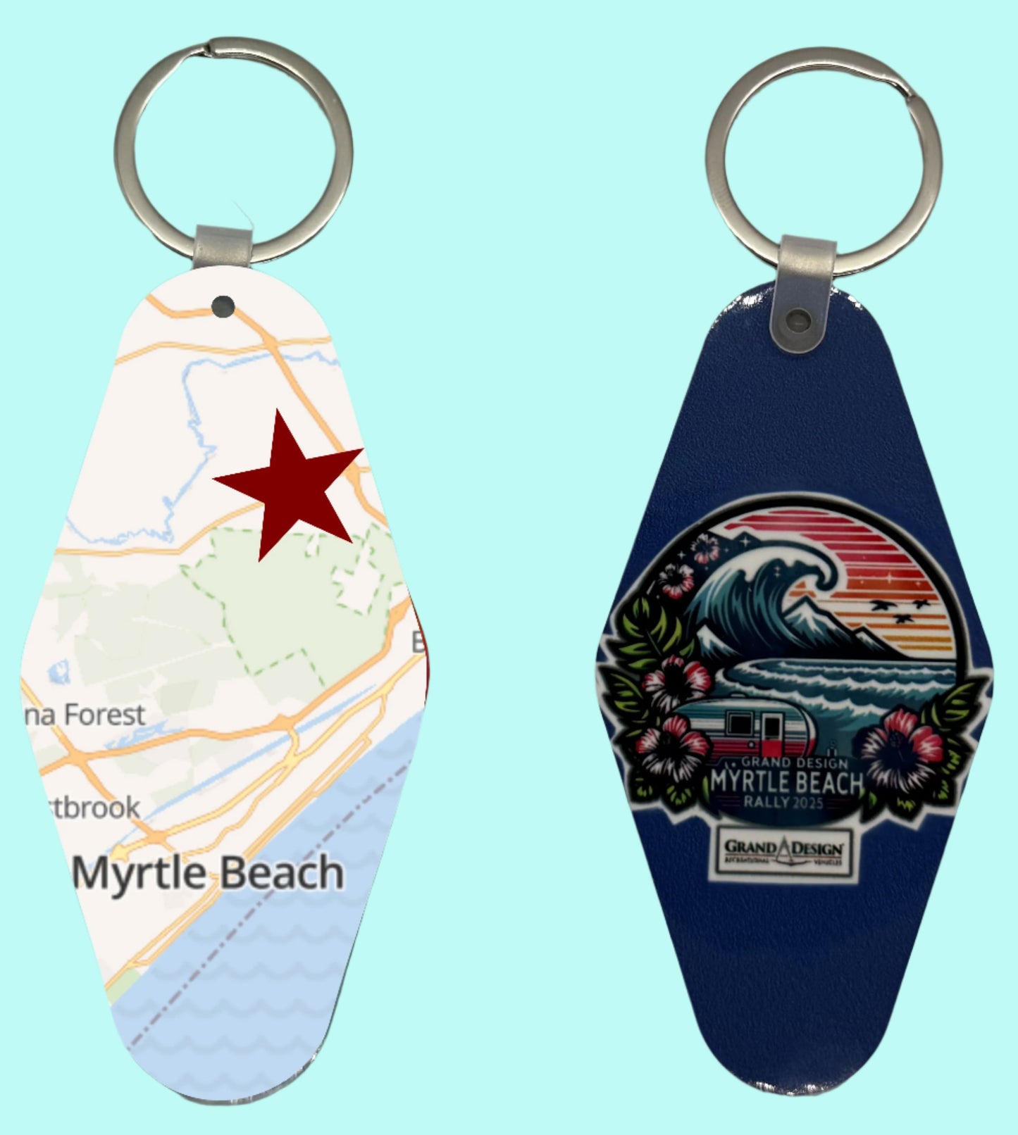 2025 MB Rally Keychain Lovey Makes It Motel Rally Map