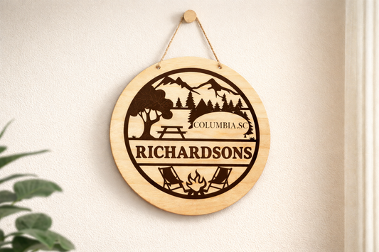Personalized Sign 10" dia.