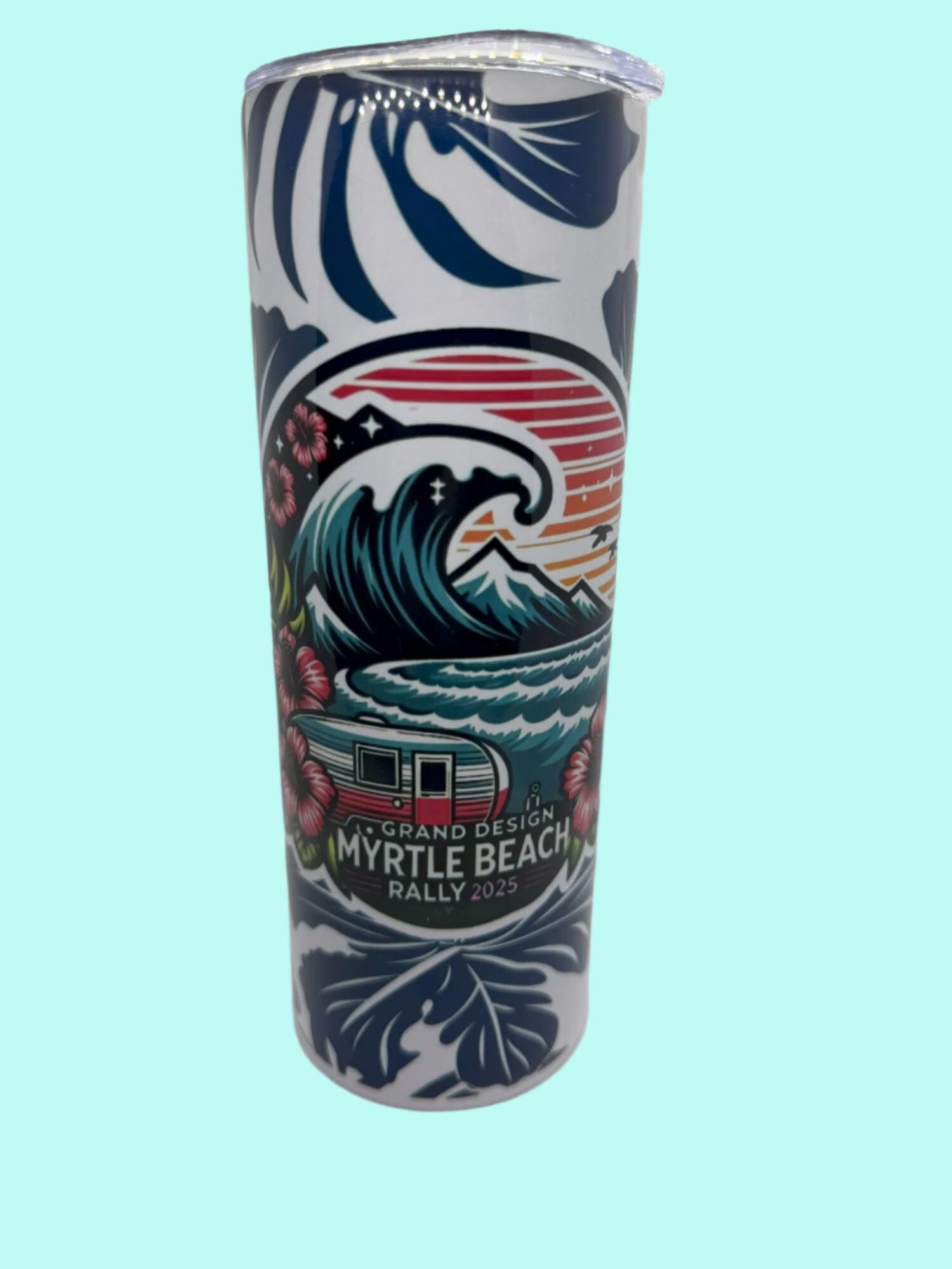 20 oz Skinny Tumblers Limited Edition 2025 MB GD Rally Lovey Makes It 2025 MB Rally Blue Hawaiian 