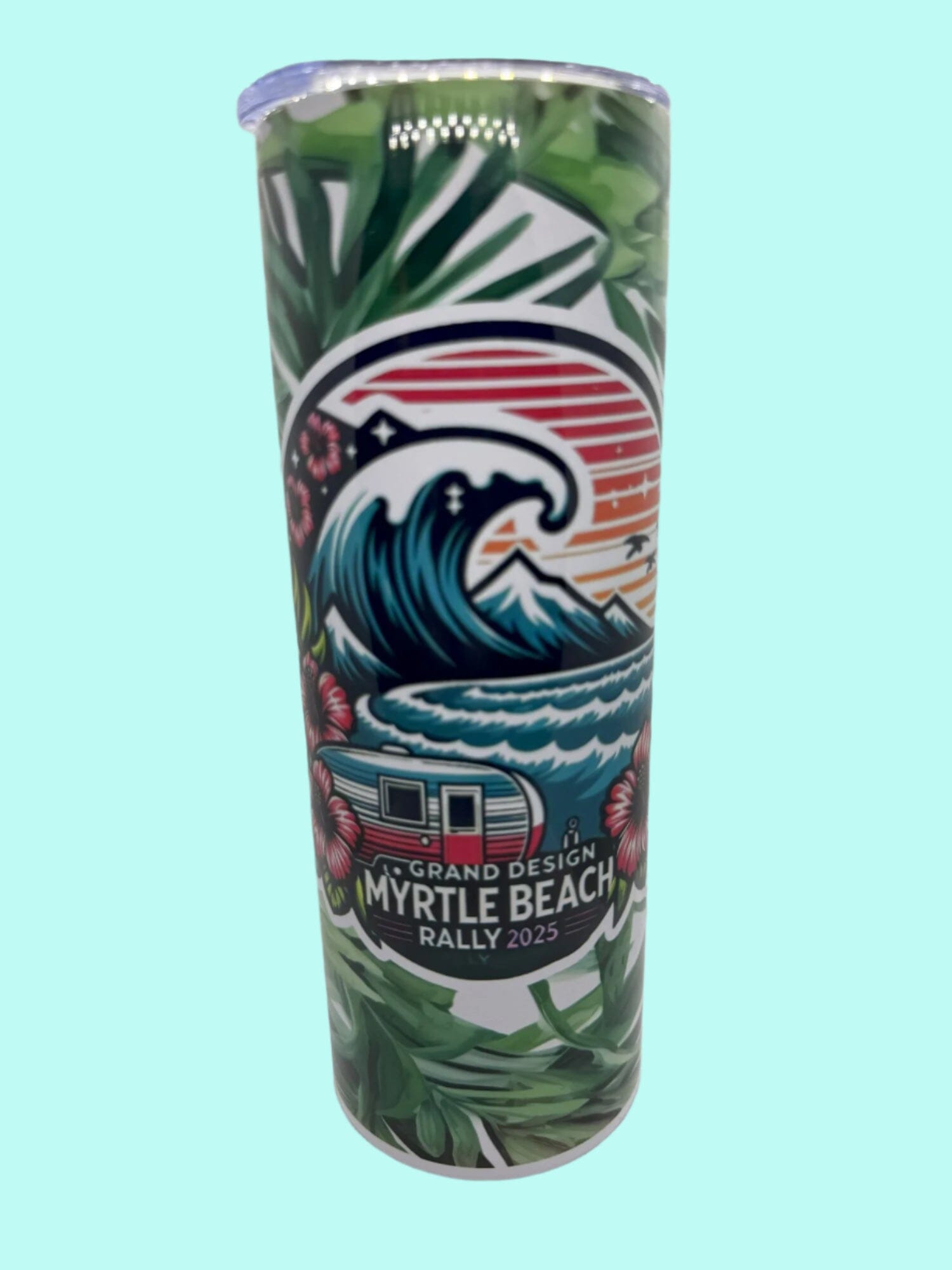 20 oz Skinny Tumblers Limited Edition 2025 MB GD Rally Lovey Makes It 2025 MB Rally Green Foliage 
