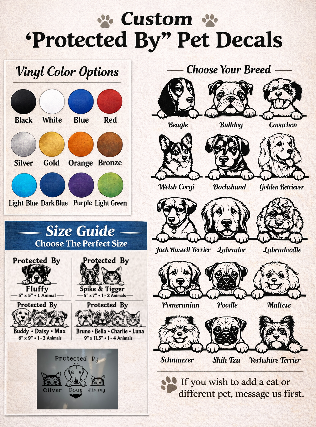 Pet Decals